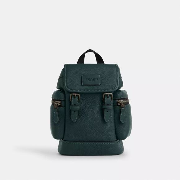 Coach SPRINT SLING Backpack Dark Teal Sold Out NWT - Picture 1 of 4